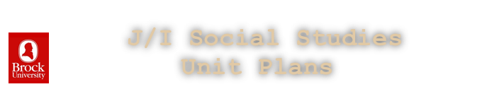 ￼ J/I Social Studies 
Unit Plans